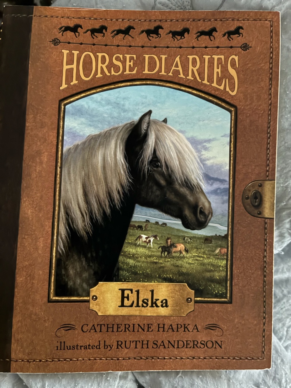 Horse Diaries: Elska Brown Hardcover Journal